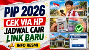 Cara Cek PIP Lewat HP 2026: Link Baru, Jadwal Cair & Solusi Data Hilang