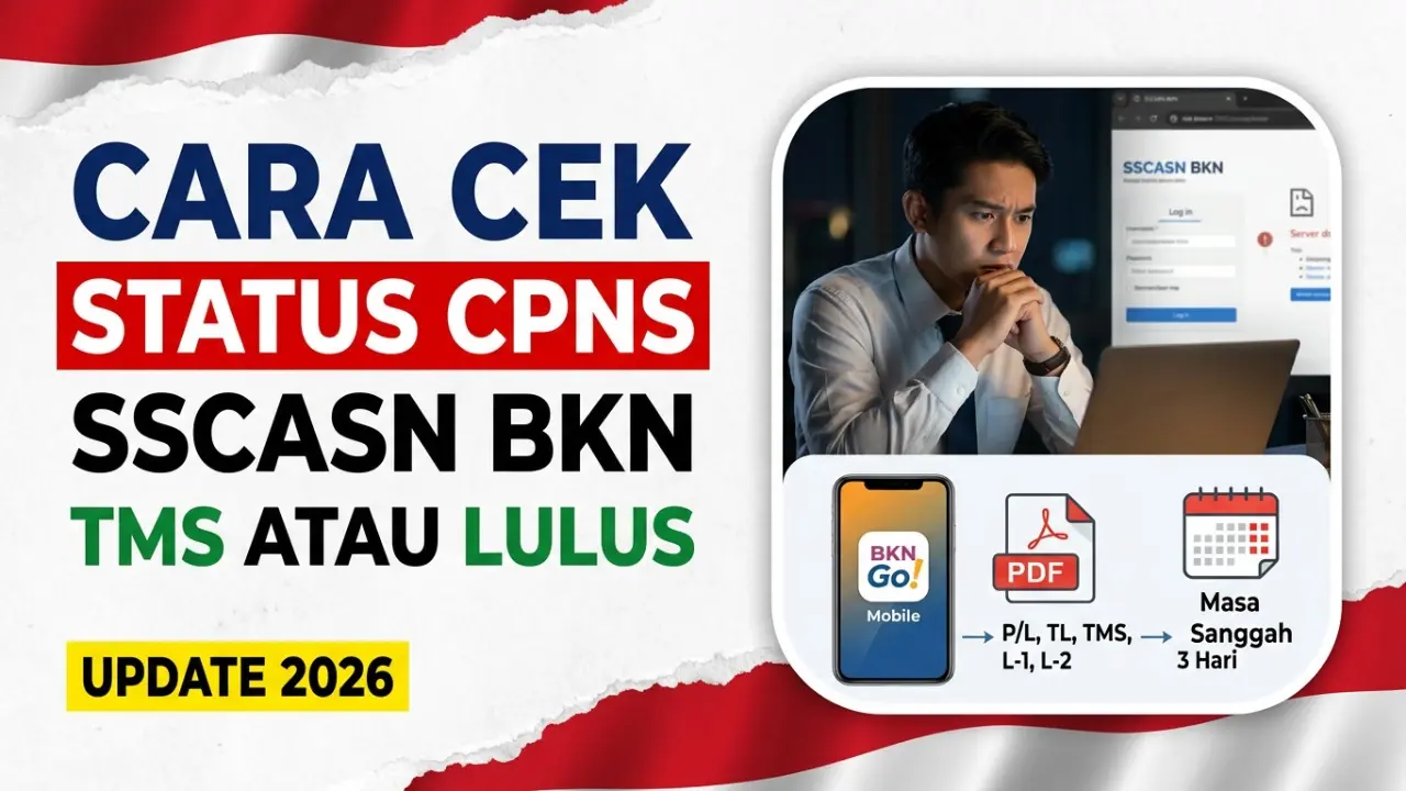 Cara Cek Status Penerimaan CPNS 2026: Link Resmi & Arti Kode