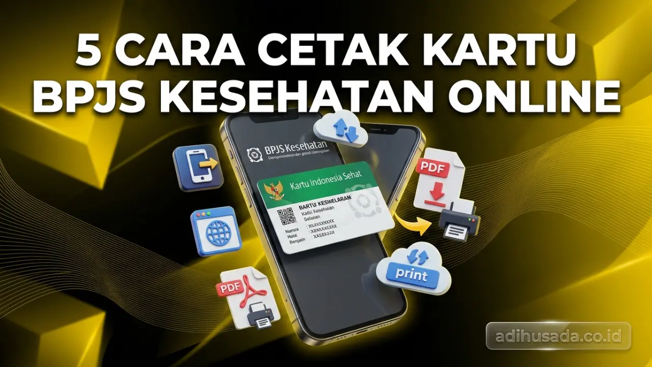 5 Cara Cetak Kartu BPJS Kesehatan Online & Offline Terbaru 202