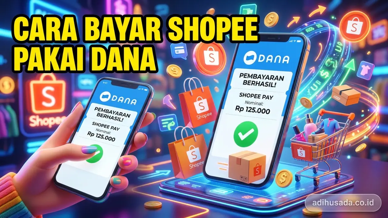 Cara Bayar Shopee Pakai DANA Terbaru: Syarat dan Biaya Admin