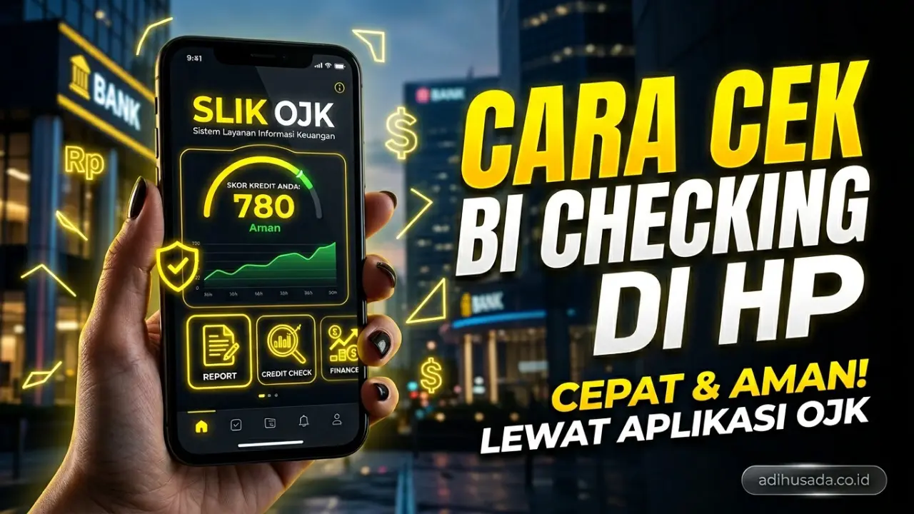Cara Cek BI Checking di HP Lewat SLIK OJK (Update 2026) & Trik Hapus Blacklist