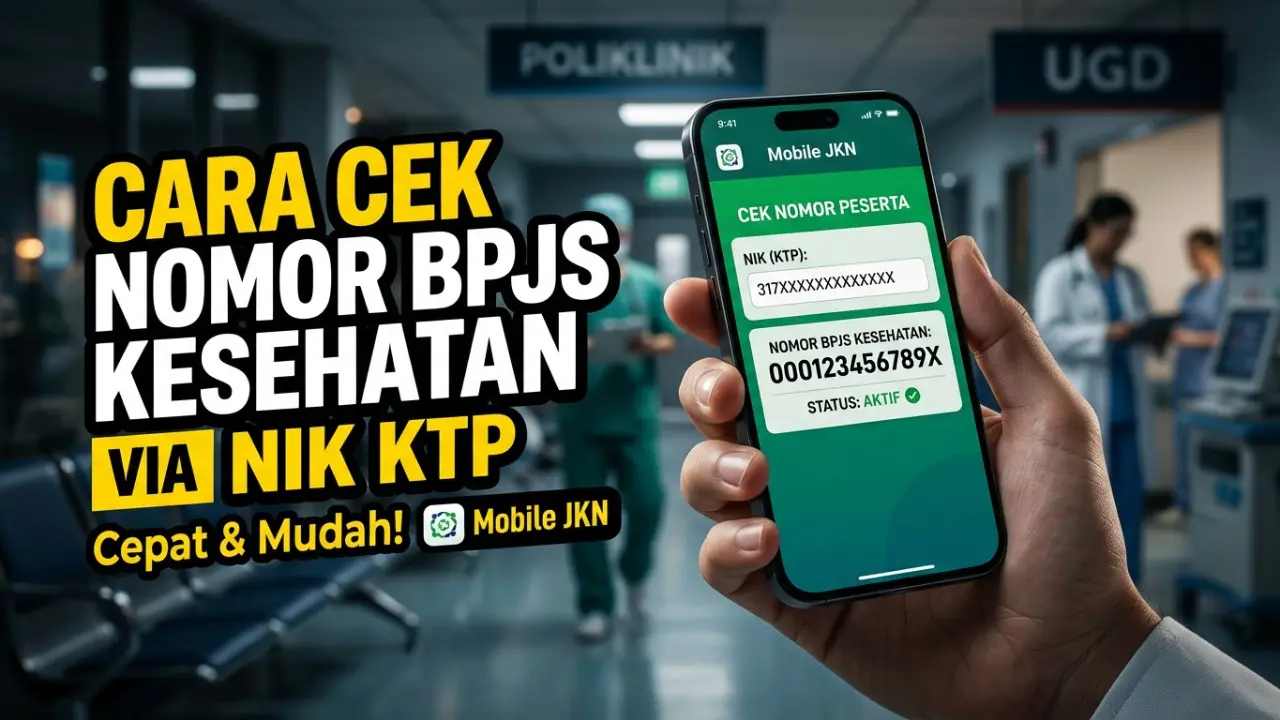 Cara Cek Nomor BPJS Kesehatan via NIK KTP (Update 2026) Cara Cek Nomor BPJS Kesehatan via NIK KTP (Update 2026)