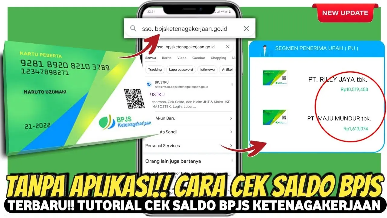 Cara Cek Saldo BPJS Ketenagakerjaan 2026 (Lewat JMO, WA, dan NIK)