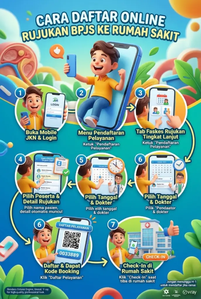 Cara Daftar Online Rujukan Bpjs Ke Rumah Sakit