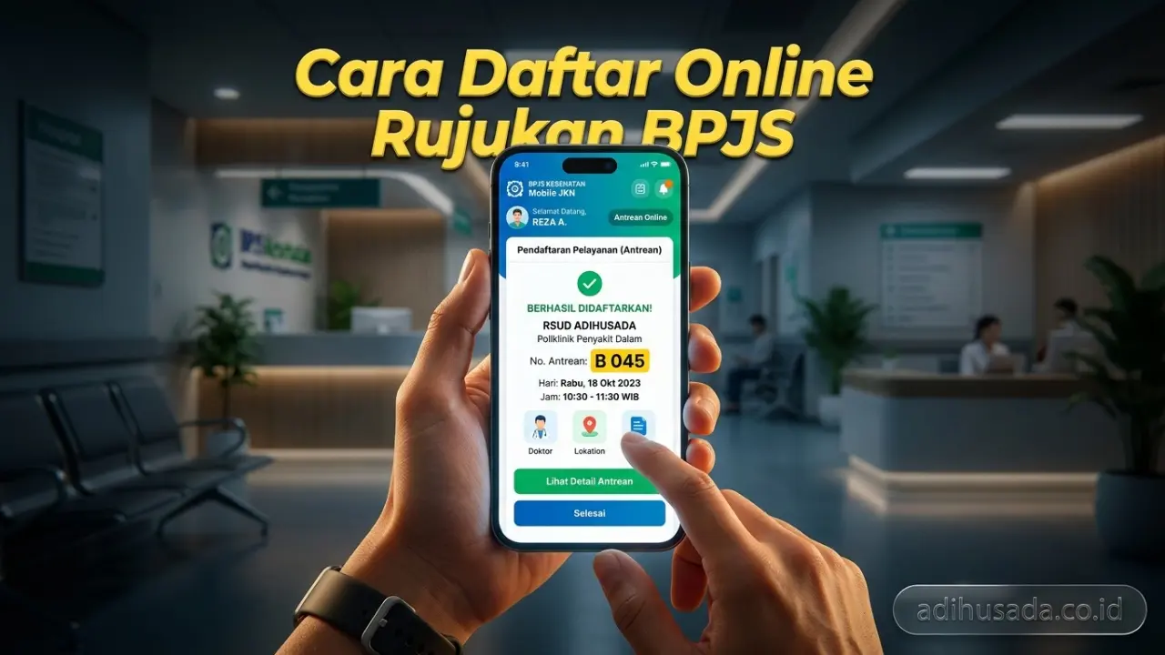 Cara Daftar Online Rujukan BPJS ke Rumah Sakit via Mobile JKN Tanpa Antre Subuh Cara Daftar Online Rujukan BPJS ke Rumah Sakit via Mobile JKN Tanpa Antre Subuh