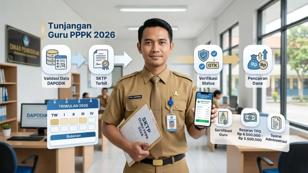 Tunjangan Guru PPPK 2026: Kapan Cair, Besaran TPG, dan Syarat Pencairannya