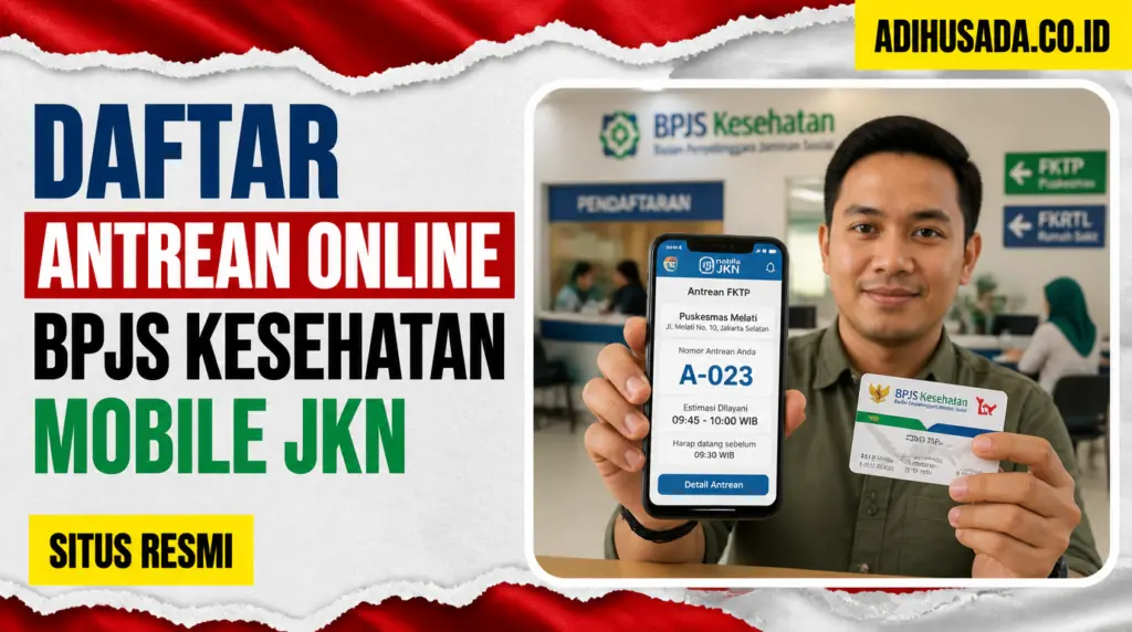 Cara Daftar Antrean Online BPJS Kesehatan Lewat Mobile JKN Dan Situs Resmi